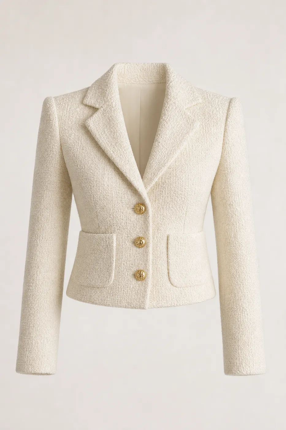 Édition Blazer Structuré en Laine Bouclée N°02