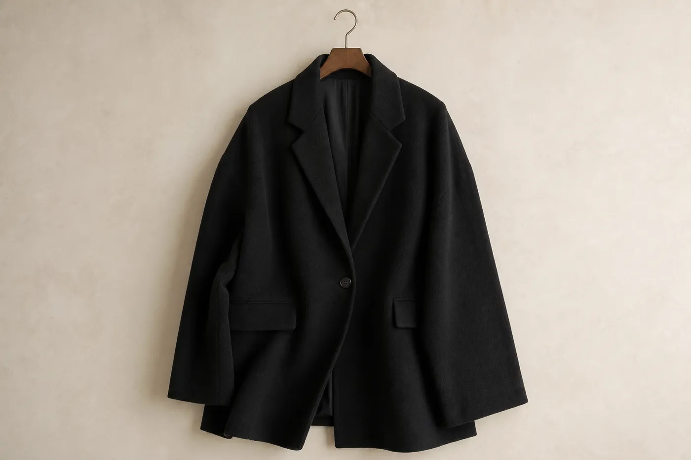Blazer Oversize en Laine Signature
